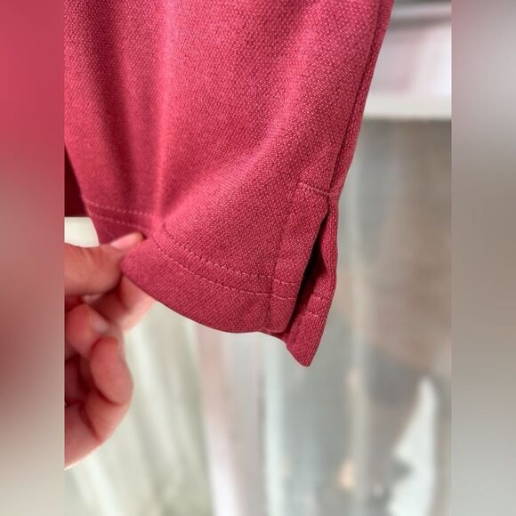 George Men’s Large Solid Maroon Activewear Short Sleeve Collared Polo Shirt •EUC - Picture 5 of 9